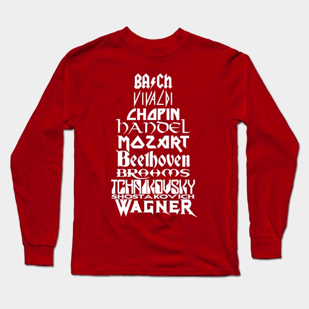 Composers Long Sleeve T-Shirt by synaptyx